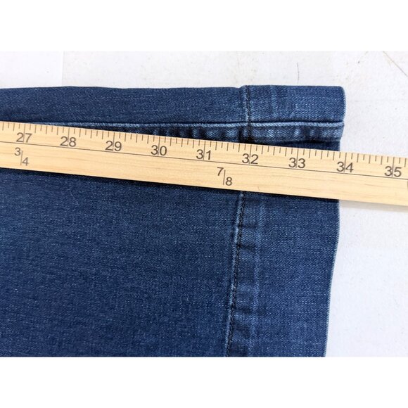 Just Tuff Jeans Flare Leg Denim Trousers Womens 27 Regular - Picture 10 of 13